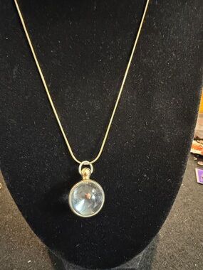 Gold-Tone Mustard Seed Pendant Necklace - Women Jewelry